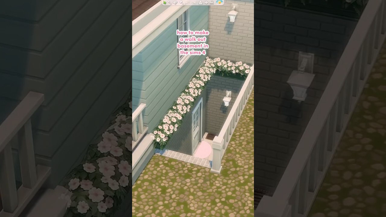 how to make a walk out basement in the sims 4 ✨