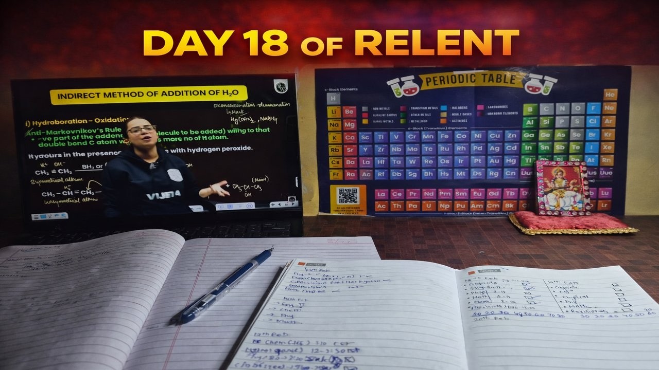 Day-18 of JEE RELENT SERIES | JEE 2026
