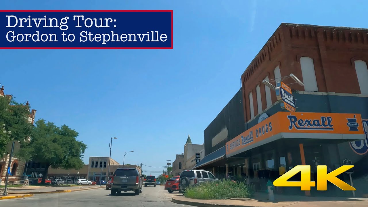 Texas Driving Tour: Gordon to Stephenville 4K