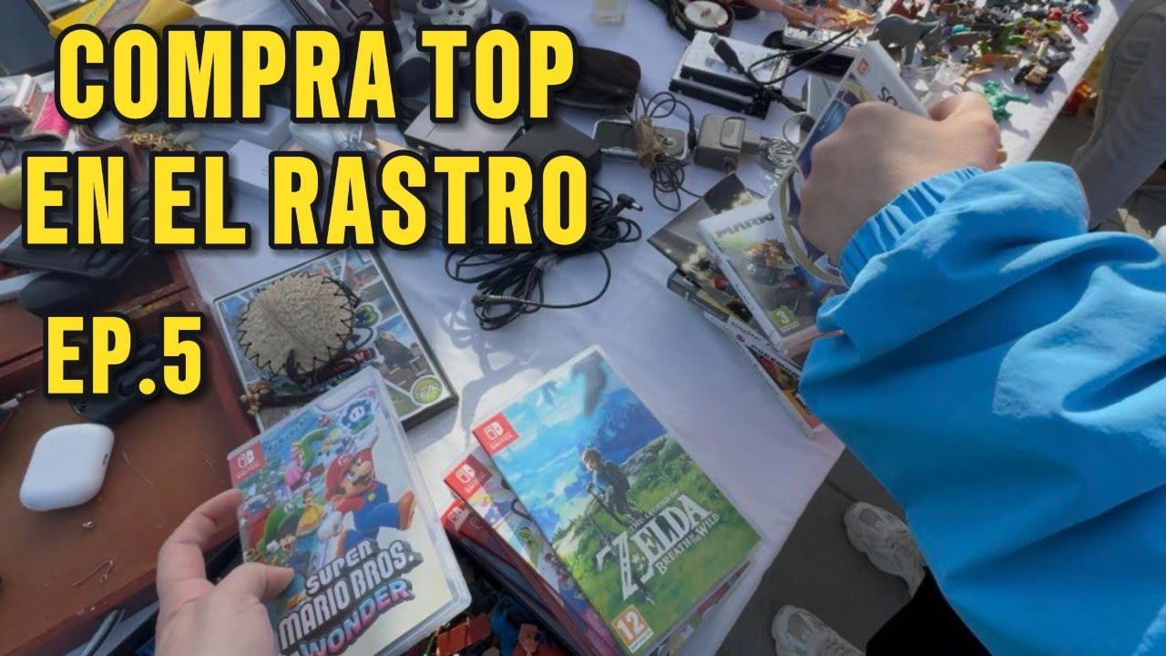 Súper Compra en el Rastro. Consolas, figuras, artículos vintage y mucho más.EP.5