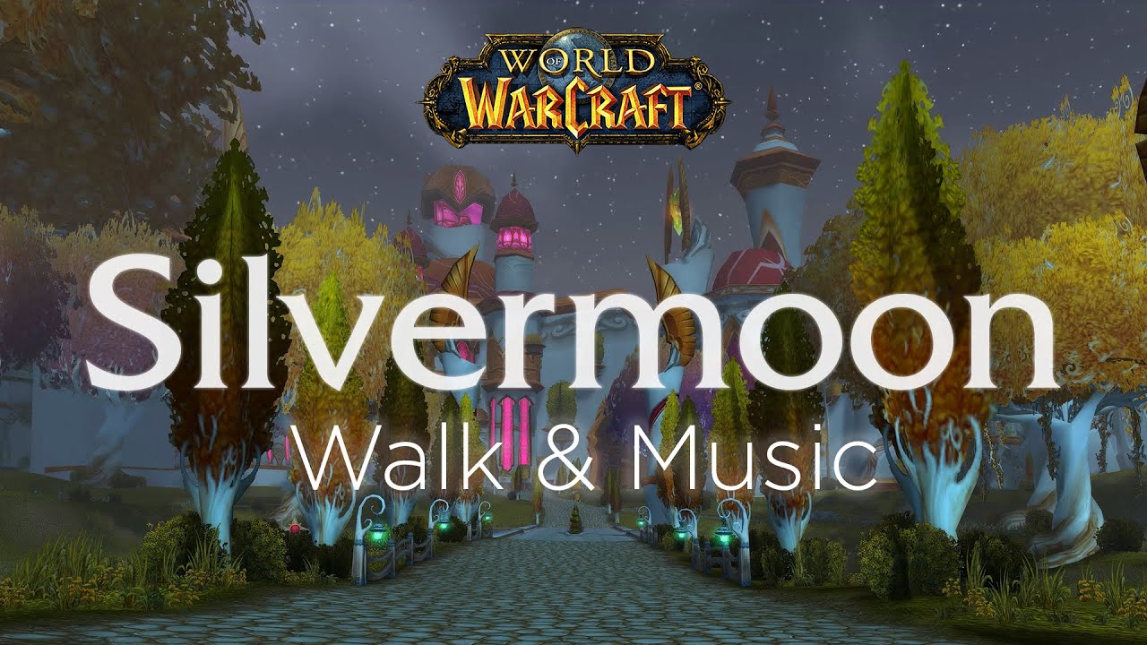 World of Warcraft | Peaceful Walk around Silvermoon | Music and Ambience