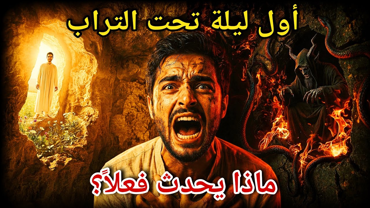 عذاب القبر| ما الذي يحدث للميت في أول ليلة تحت التراب؟ مشاهد تهزّ القلوب وتكشف الحقيقة!