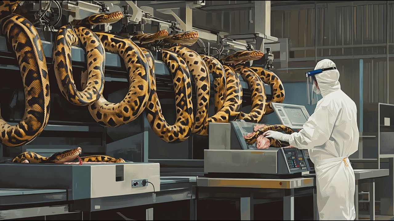 🐍 Step-by-Step Python and Turtle Meat Processing: Inside Modern Exotic Meat Production Techniques