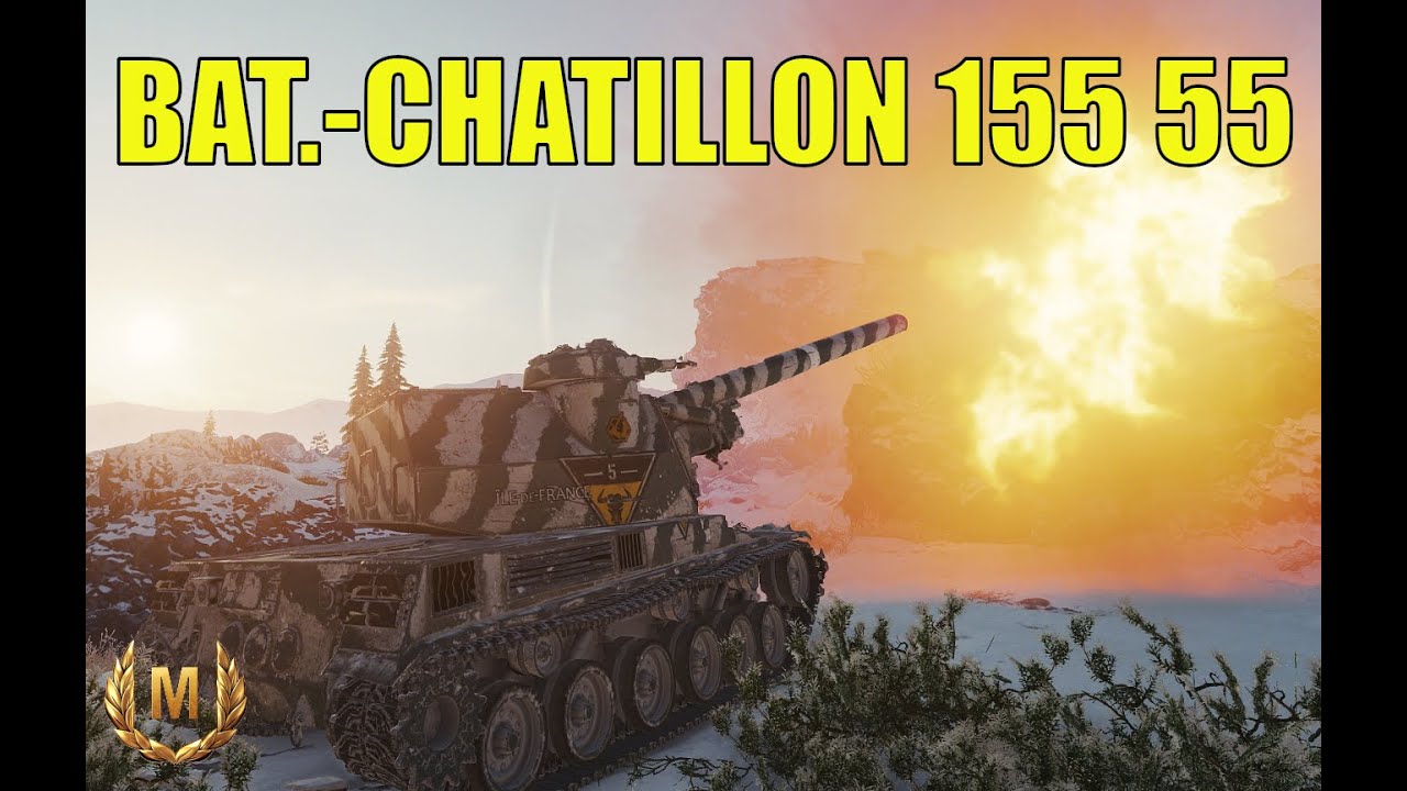WOT REPLAY - LA PRÉCISION DE L'ARTILLERIE FRANÇAISE ! (BAT.-CHATILLON 155 55)
