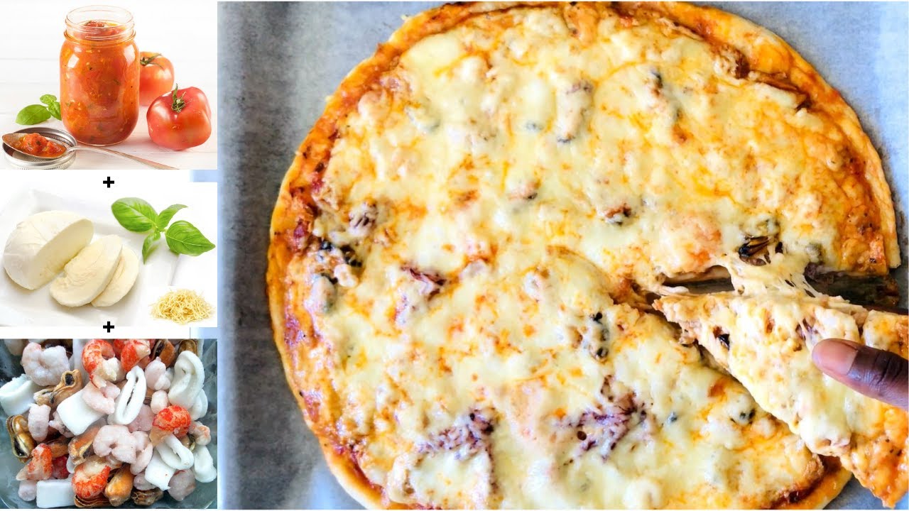 Pizza aux fruits de mer, faite maison de A à Z - Appréciez vous même 😋 !