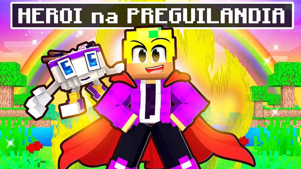 S4ULO É UM HERÓI na PREGUILANDIA no Minecraft