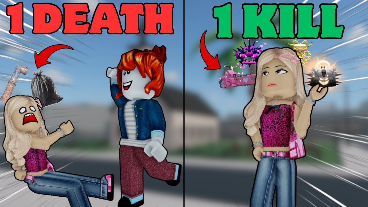 1 KILL Vs. 1 DEATH CHALLENGE....(Baddies Roblox)