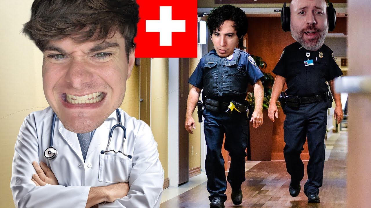 WE GOT ARRESTED AT THE HOSPITAL!!! | Cure - A Hospital Simulator