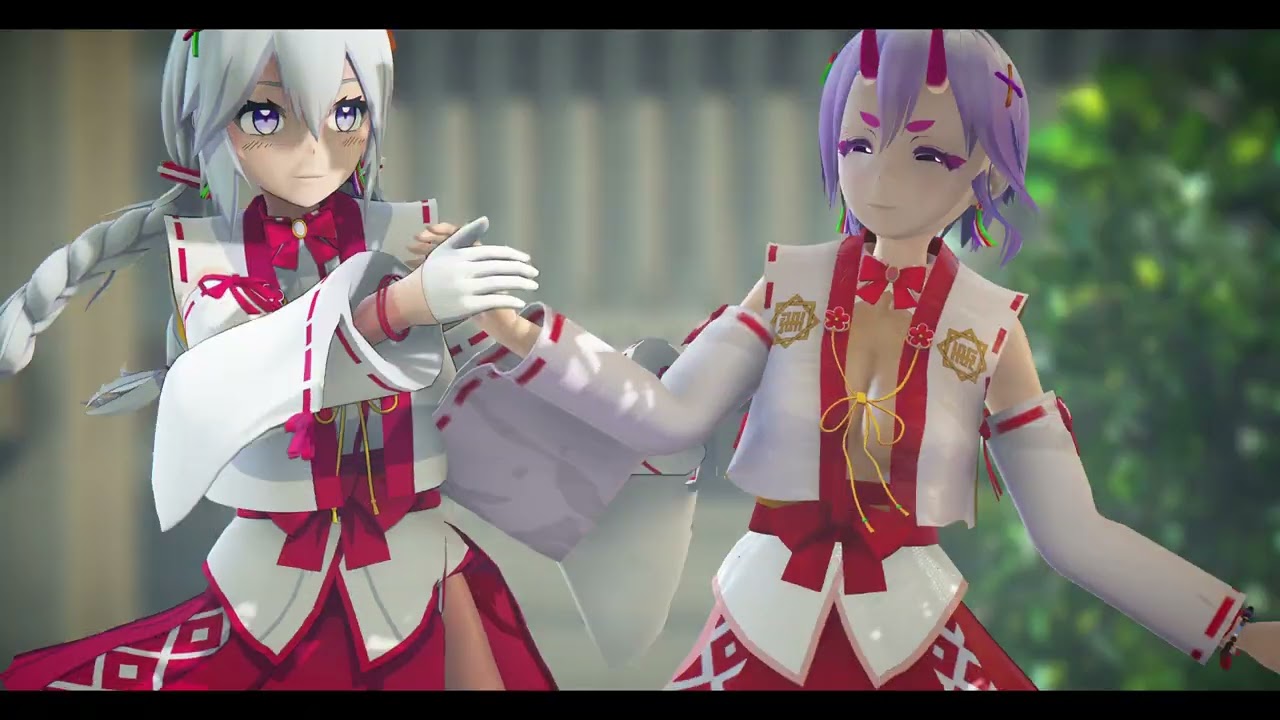 【MMD】月白/トカクイイノカミ 【テレキャスタービーボーイ】