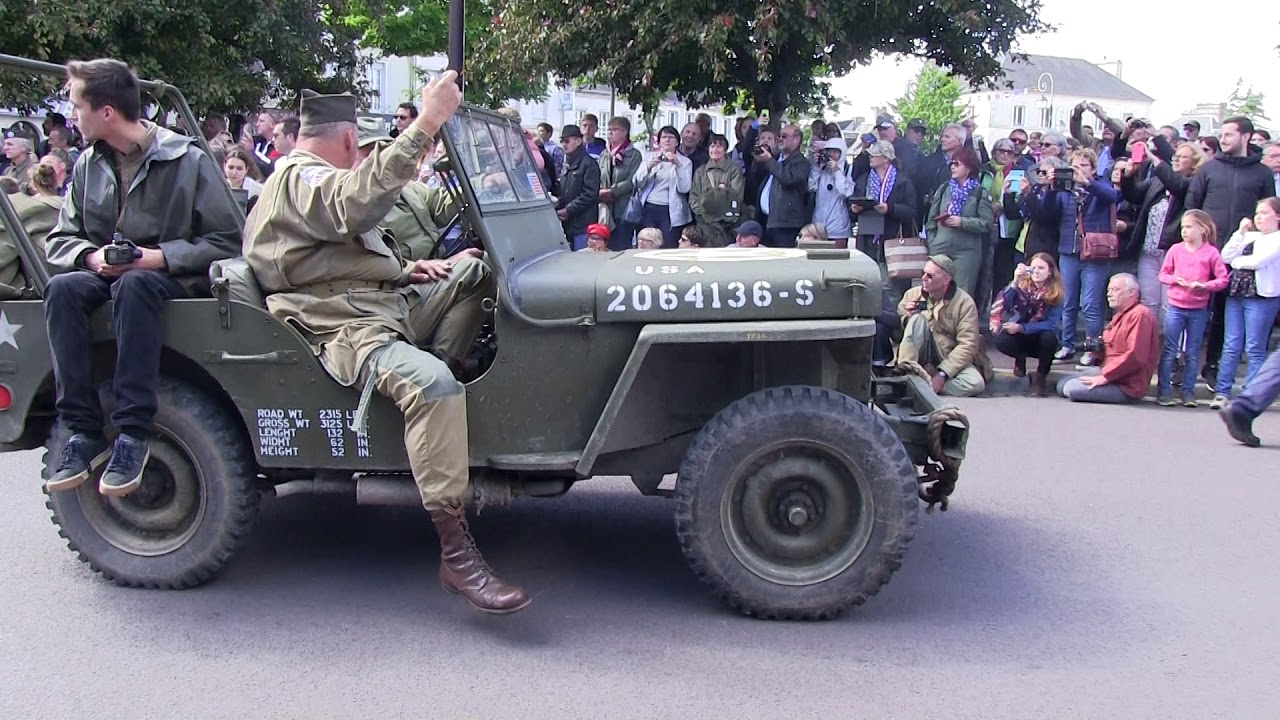 Carentan Exode et arrivée Liberty march 08 06 2019