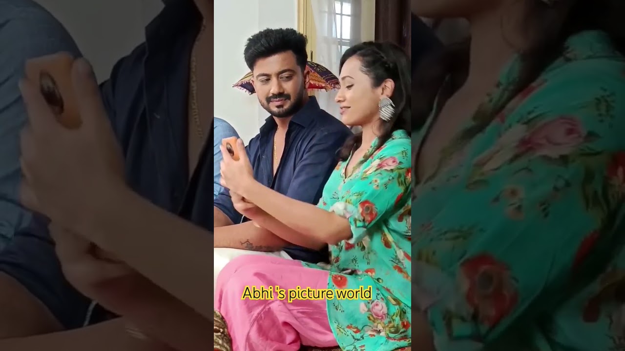 ನಿನ್ನ ಜೊತೆ ನನ್ನ ಕಥೆ ಸೀರಿಯಲ್ ಶೂಟಿಂಗ್ ಟೈಮಲ್ಲಿ ❤️ ಅಜಿತ್ ಅಂಜನ 😍#youtube #love