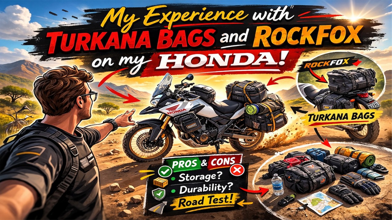 My Honest Review: Turkana Bags & Rockfox Luggage on My Honda Adventure Bike!