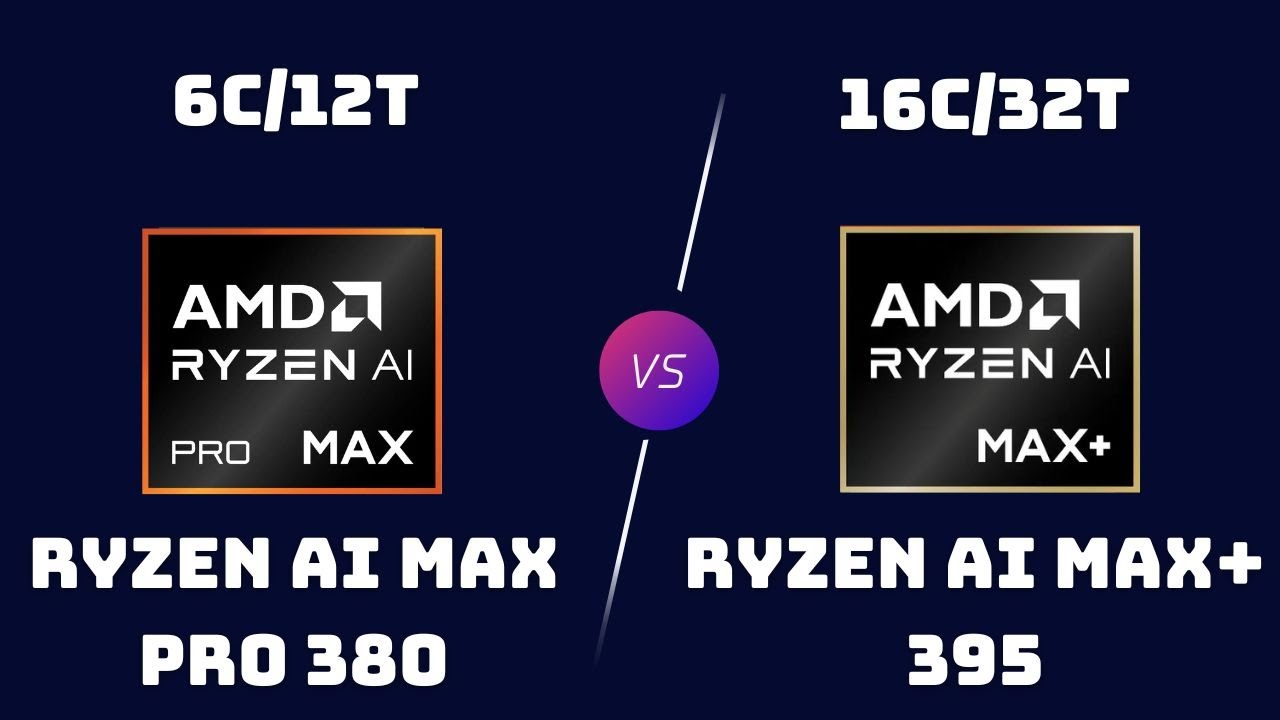 Ryzen AI Max Pro 380 vs AI Max+ 395 &ndash; Next-Gen CPU Benchmark Showdown