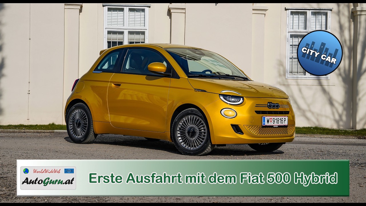 Erste Ausfahrt mit dem neuen Fiat 500 Hybrid