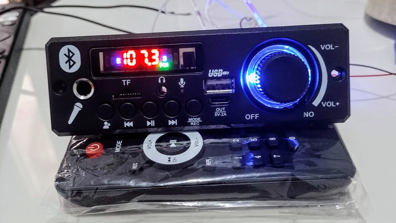 Placa amplificada bluetooth 160w