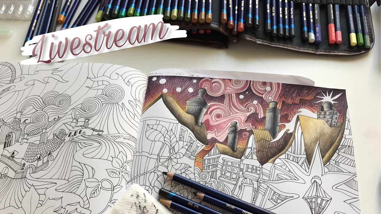THE MAGICAL CITY: Old english village pt. 2 (Inktense)