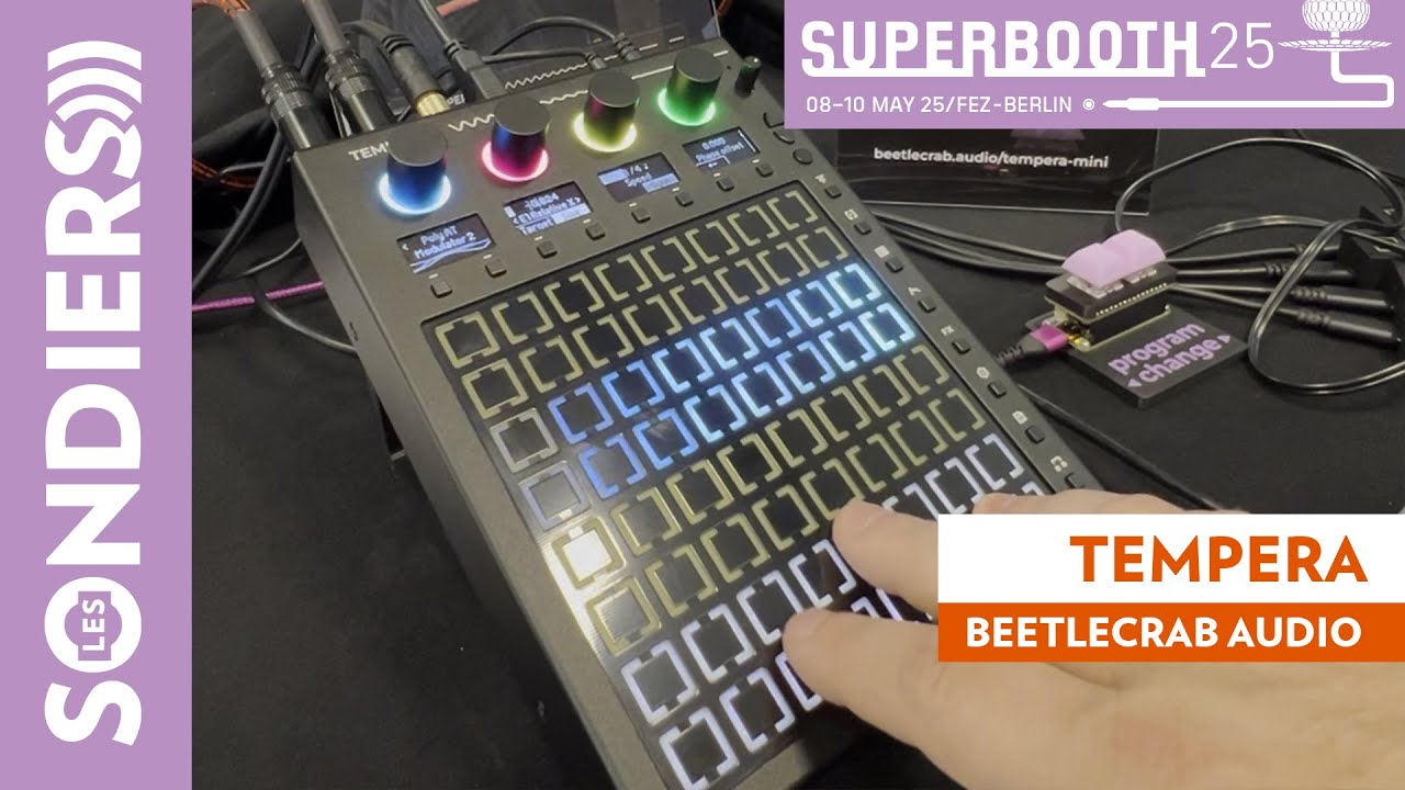 BEETLECRAB AUDIO TEMPERA et l'Aftertouch Polyphonique ! SUPERBOOTH 2025
