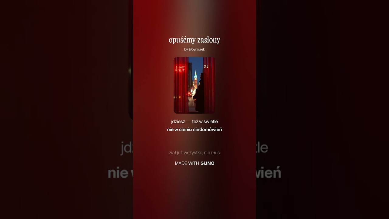opuśćmy zasłony