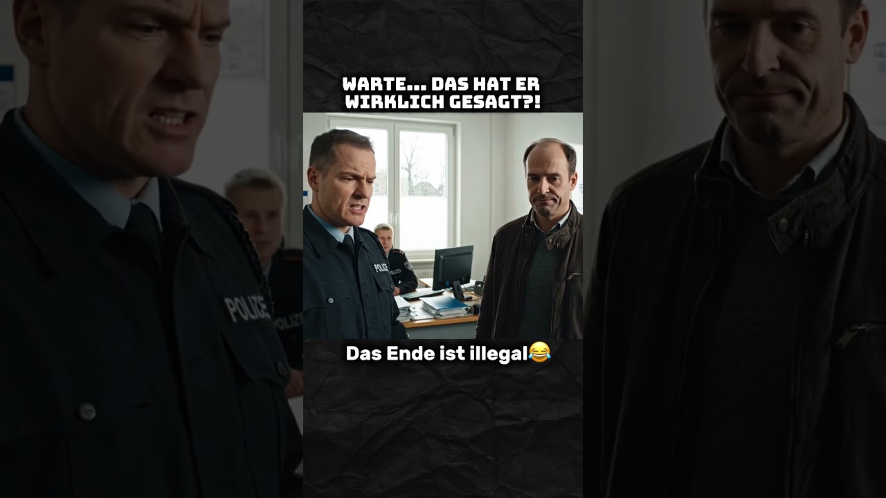 Er wollte nur die Angeh&ouml;rigen informieren 🤣👮&zwj;♂️