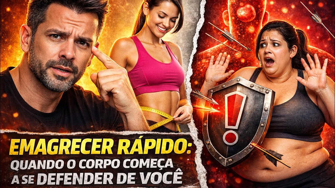 Emagrecer rápido: quando o corpo começa a se defender de você.