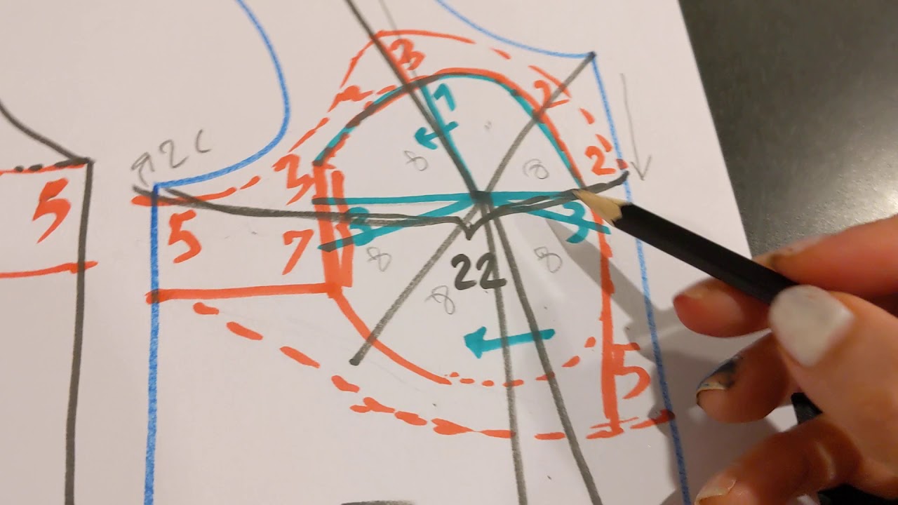 Bra pattern learning سوتین  / اموزش خیاطی/الگو سوتین سایز 36/شماره /70