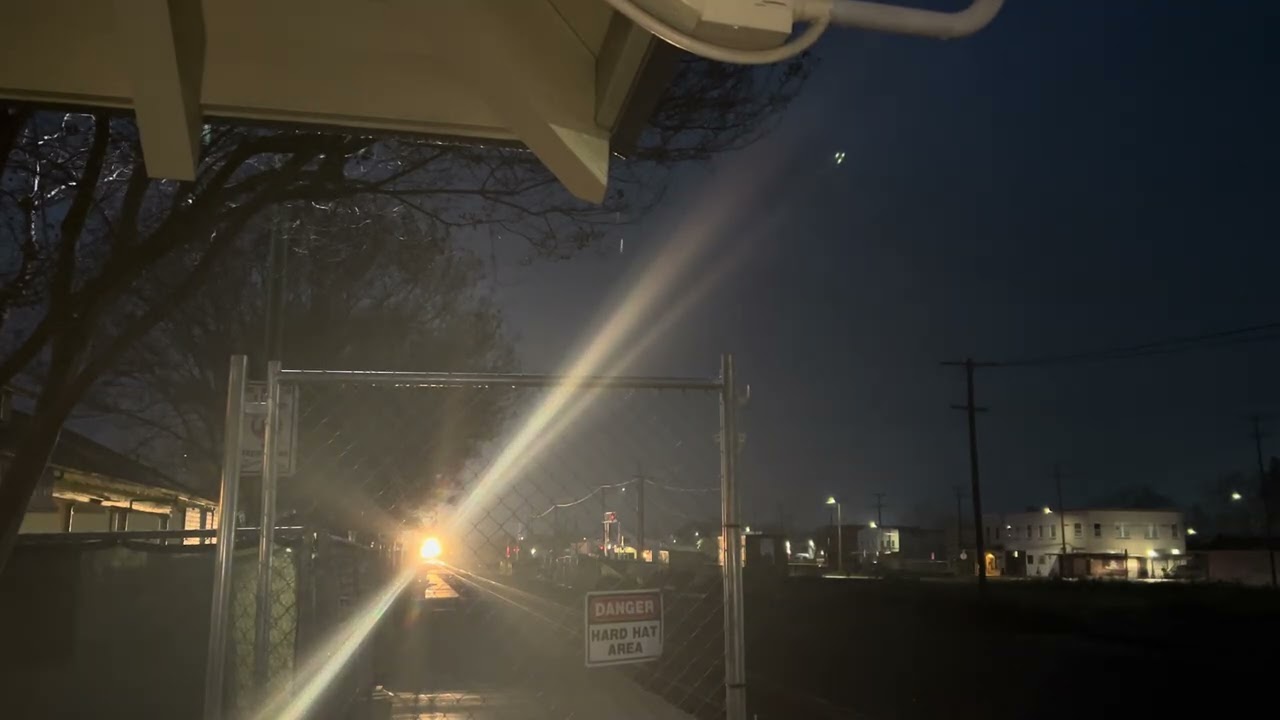 BNSF 9280 Manifest Train South - E, Amtrak Station. Railroad Crossing, Lodi CA (Read Desc)