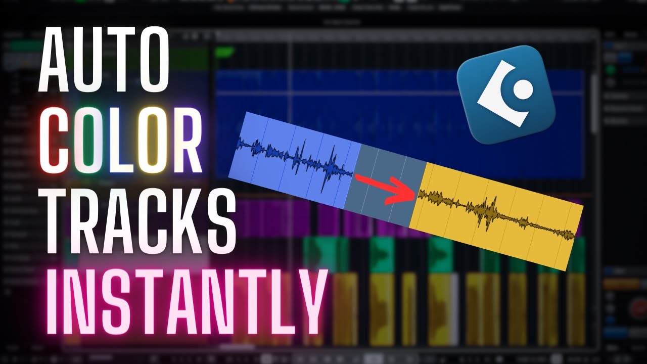 Automatically color your tracks by name in Cubase!