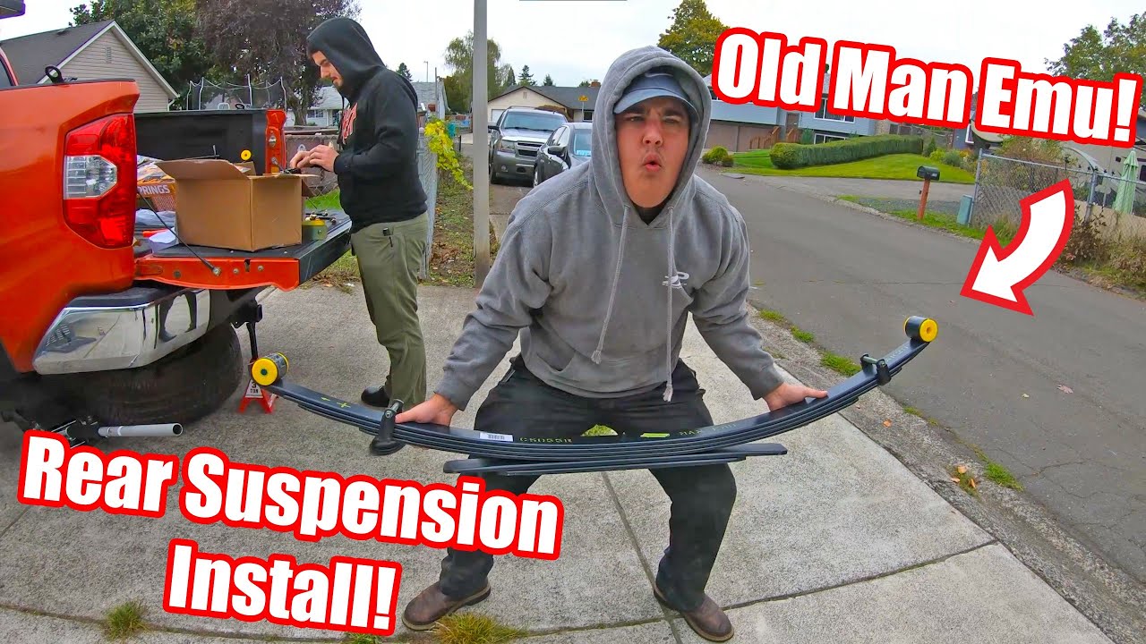 Toyota Tundra Overland Build! Old Man Emu Rear Suspension Install!