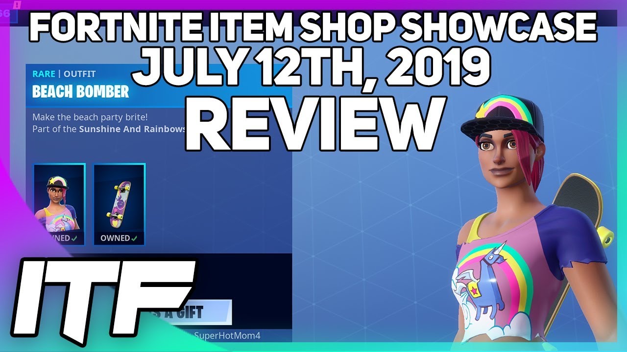 My Review of the Fortnite Item Shop (7/12/19)