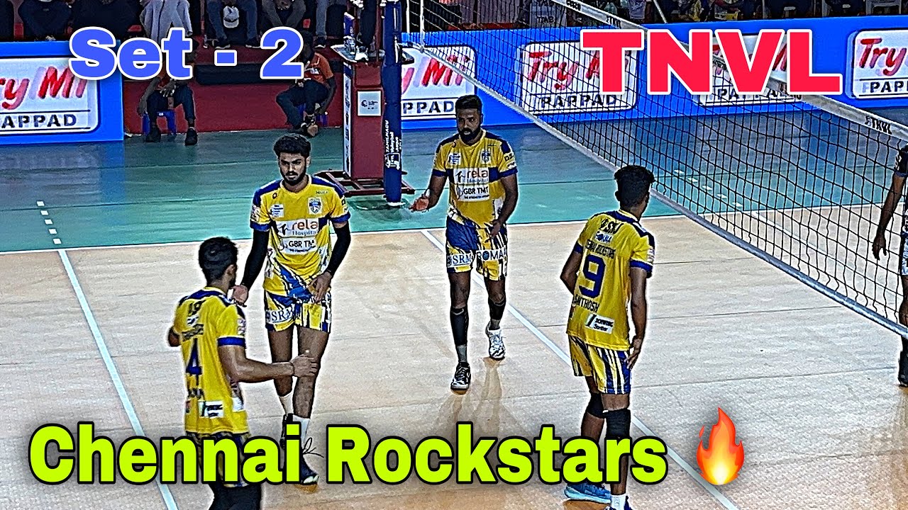 TNVL 🔥 Chennai Rockstars Vs Villupuram Super Kings | Set - 2 | Season - 1