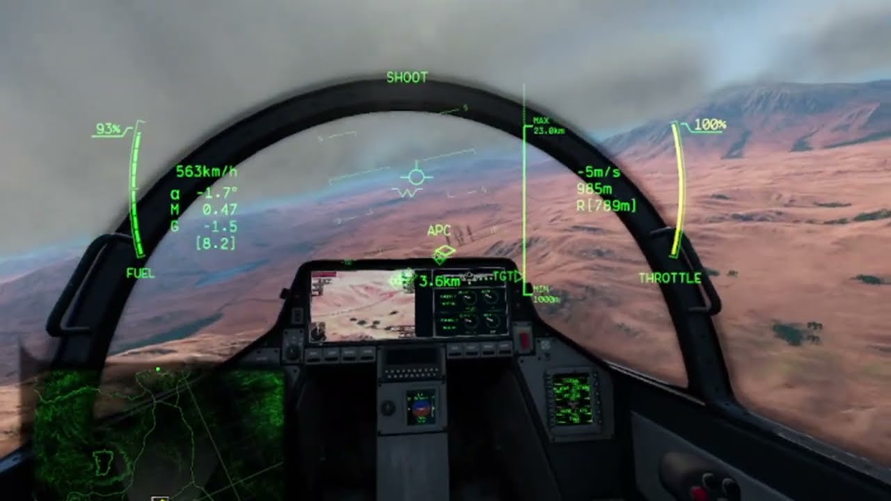 Nuclear Option Flight Sim VR Gameplay Vorpx