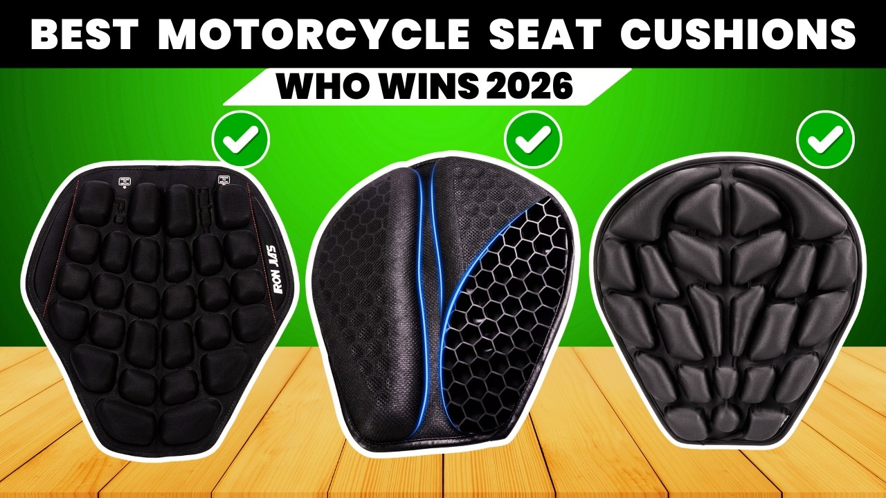 The 5 Best Motorcycle Seat Cushions of 2026 – Expert Reviewed!