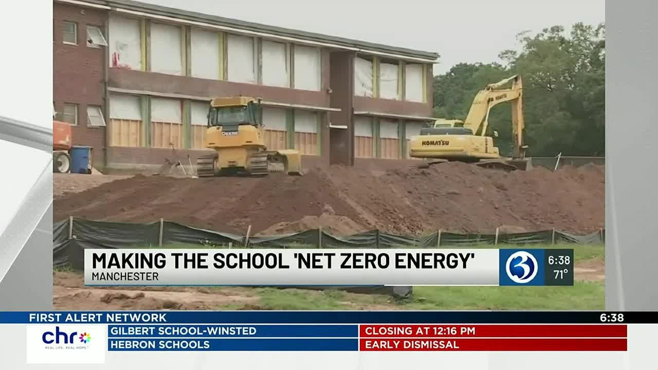 VIDEO: Manchester students, teachers return to eco-friendly classrooms