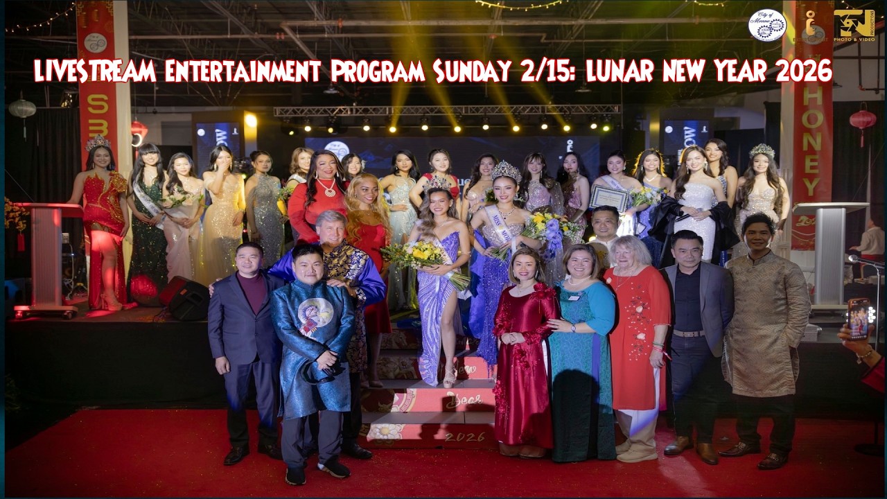 LIVESTREAM Entertainment Program Sunday 2/15: LUNAR NEW YEAR 2026