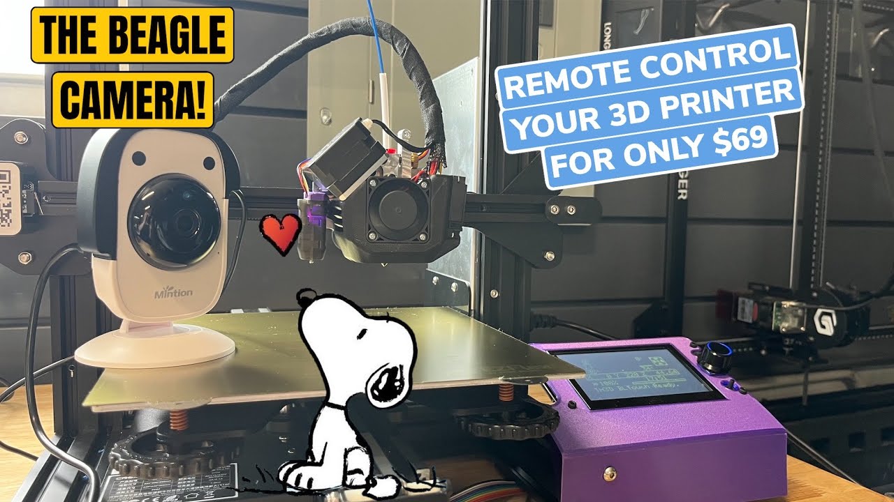 BEAGLE CAMERA  - Remote Control Your 3D Printer for Only $69