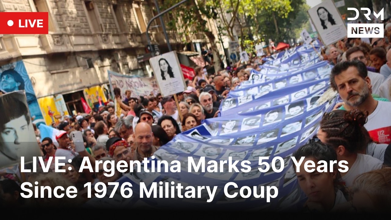 LIVE: Argentina Marks 50 Years Since 1976 Military Coup | DRM News | AC1F