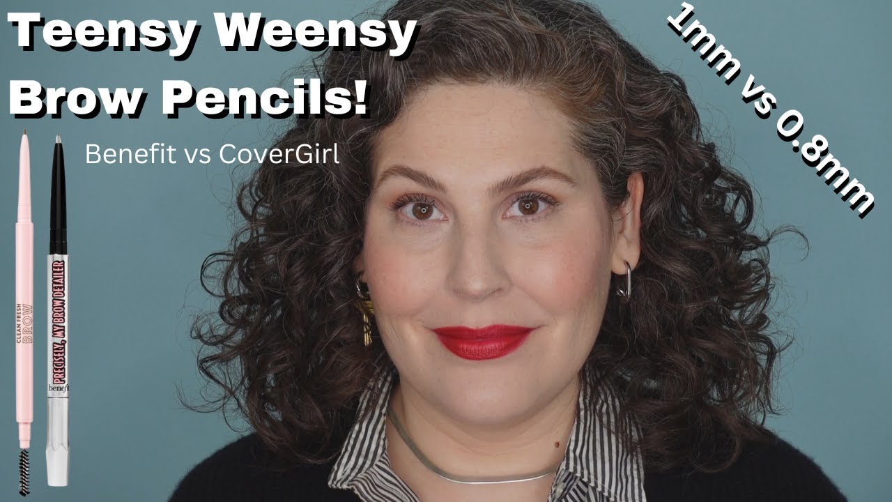 Benefit vs Covergirl - The SMALLEST Brow Pencils Out There! Nano Pencil Show Down - Is It For You?