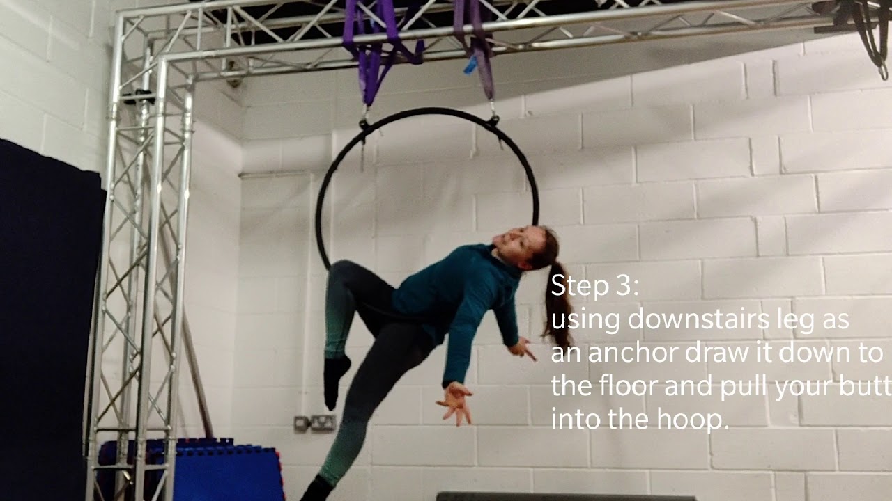 Aerial hoop tutorial - Snake rolls