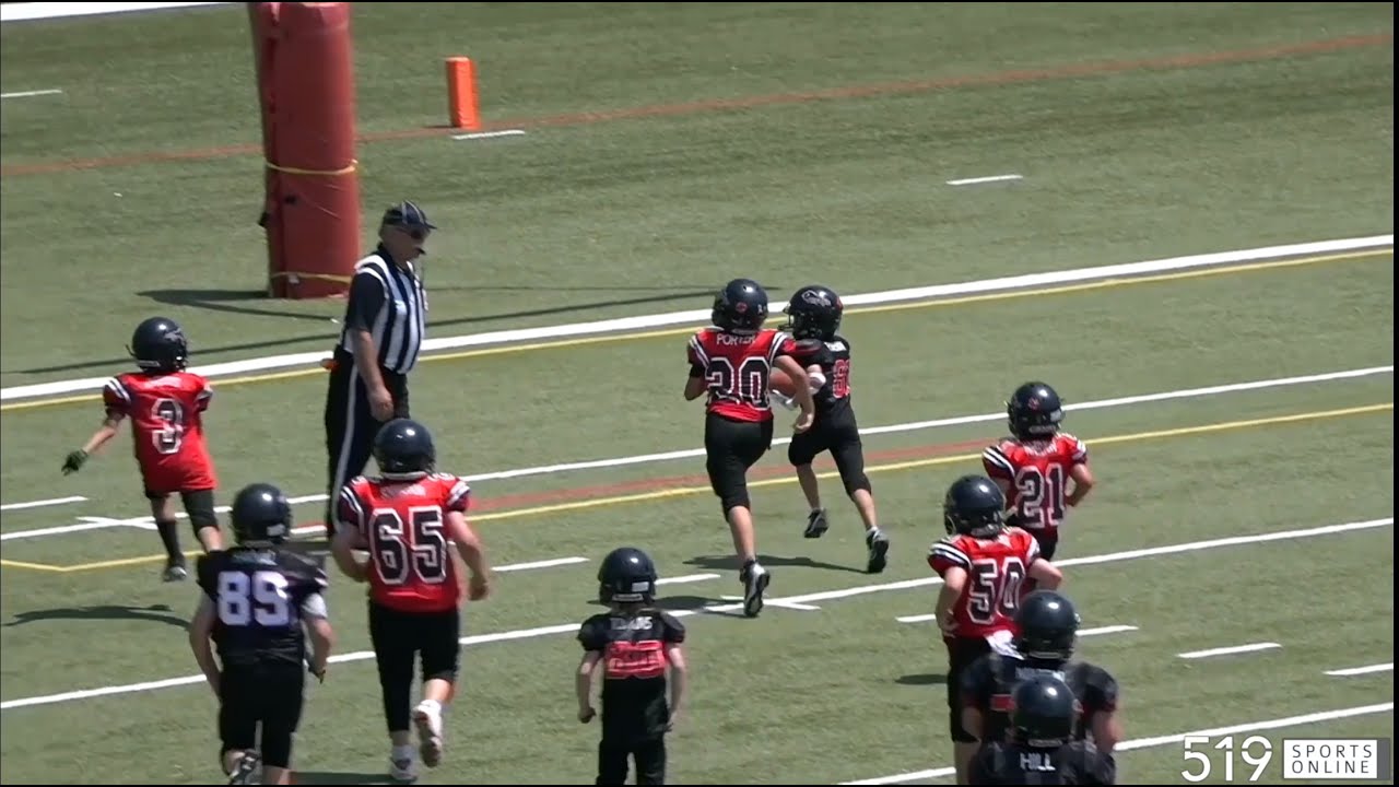 House League Football (Lil Bisons Championship Game) - Team Red vs Team Black