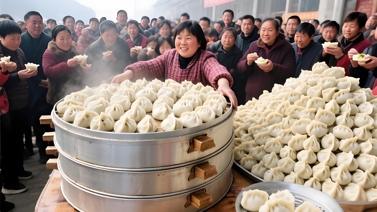 安徽淮南最便宜蒸饺，7元35个全是肉馅，日销上千皮薄馅多一口爆汁#麦总去哪吃