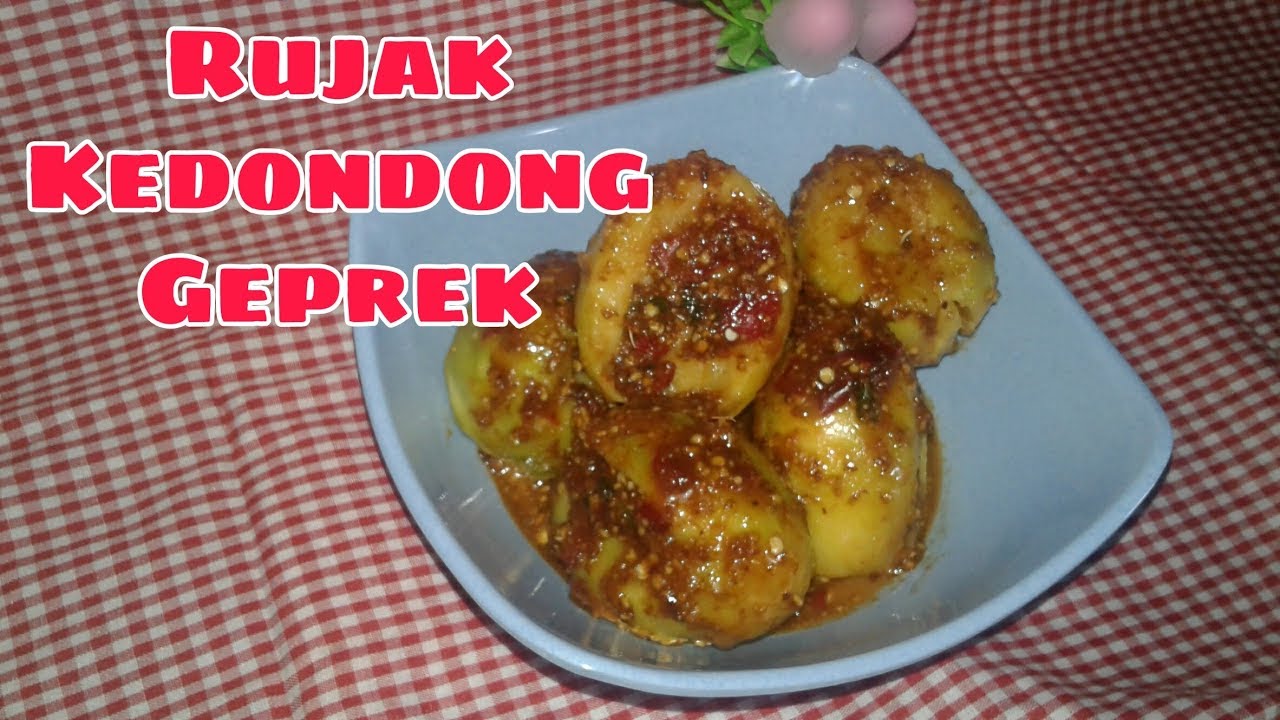 Resep RUJAK KEDONDONG GEPREK