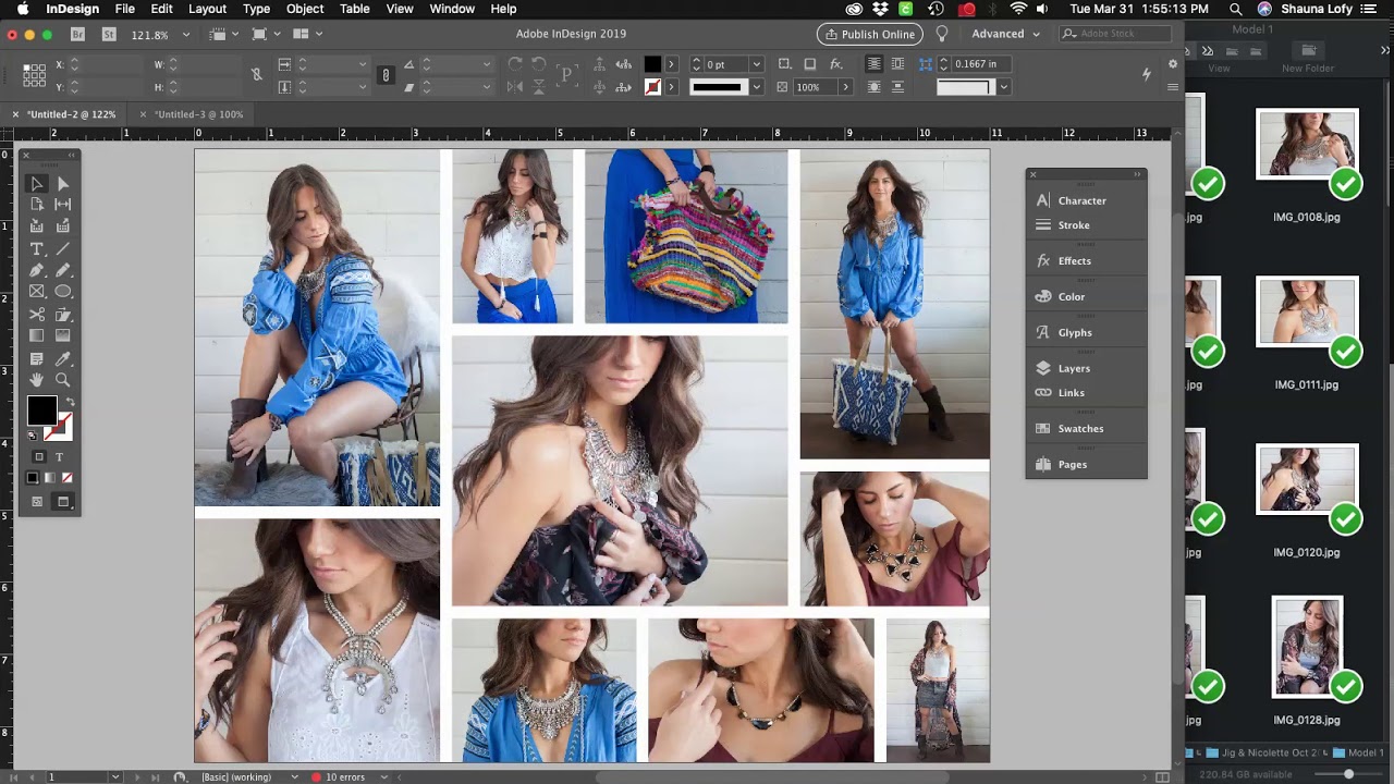 Making an Photo Collage/Grid with InDesign