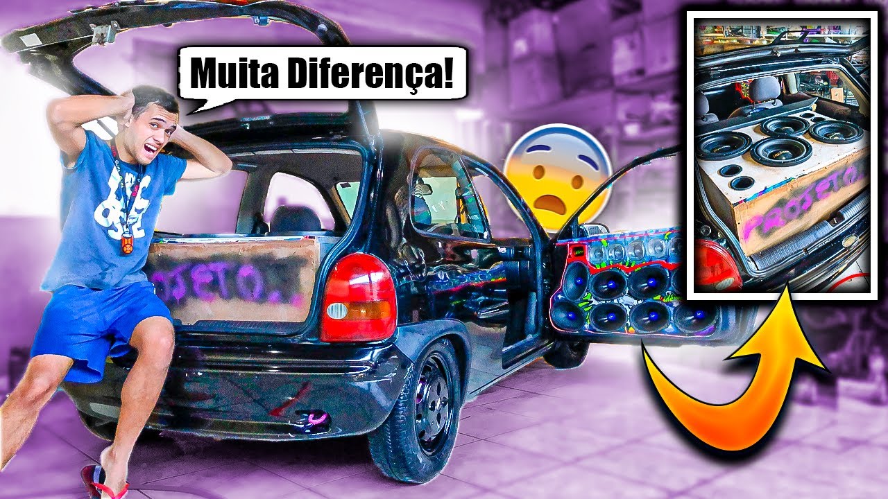 FIZ o TESTE DE GRAVE com a NOVA CAIXA De SOM do CORSINHA !! *Prestou?*
