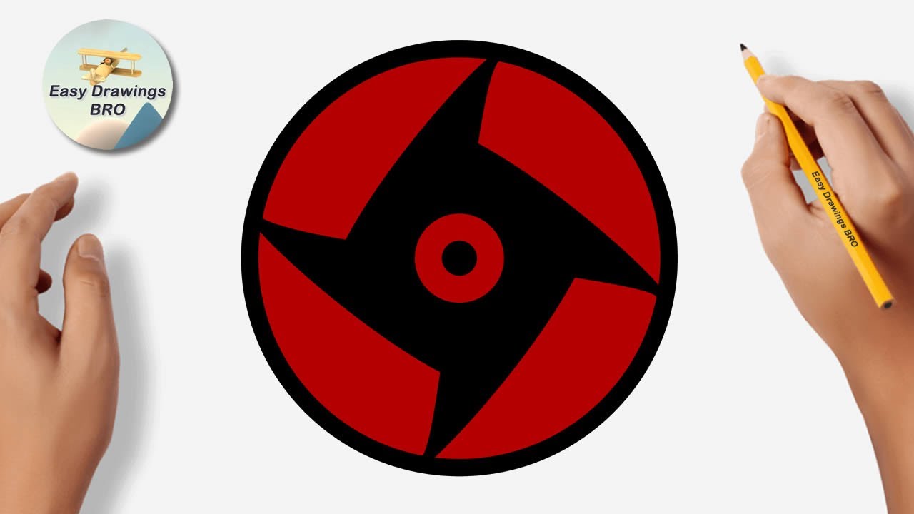 How To Draw Shisui Mangekyou Sharingan | Naruto | Anime Drawing