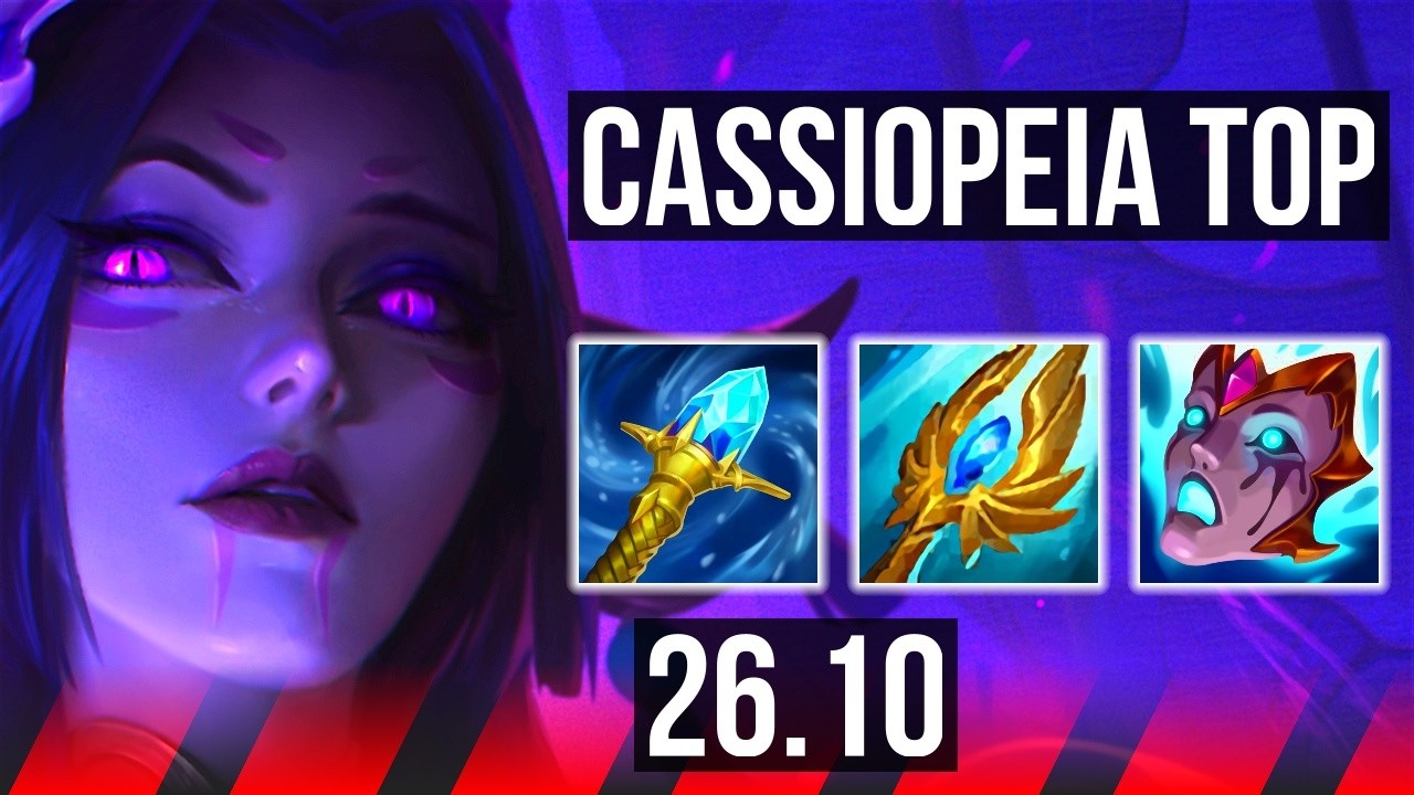 CASSIOPEIA vs DARIUS (TOP) | EUW Master | 26.10