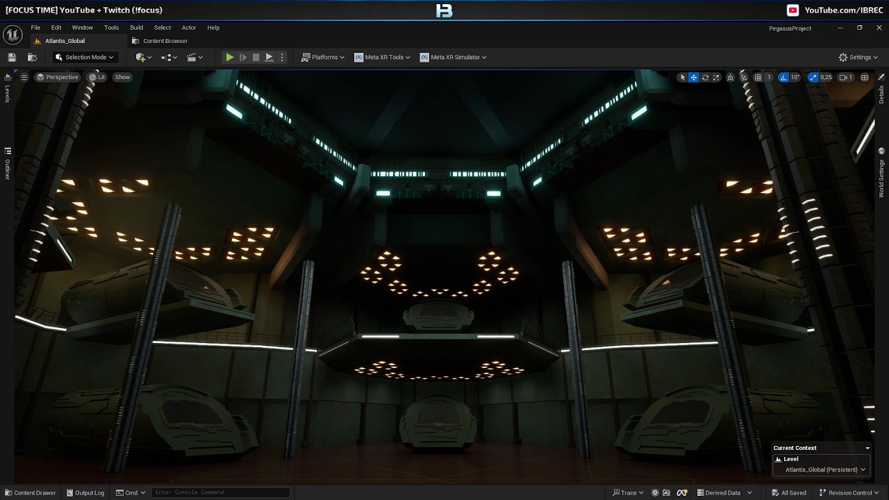 Pegasus Project / Texturing & Modeling / Unreal Engine 5 / Stargate Atlantis [FOCUS TIME]