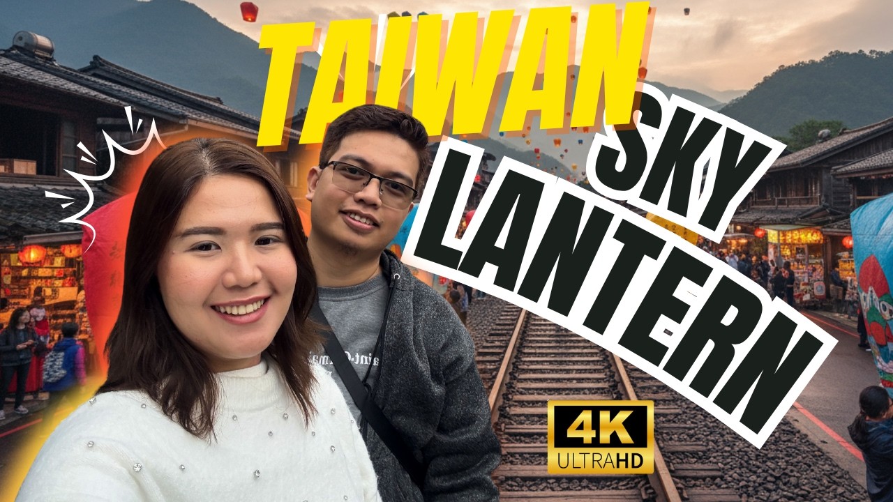 Taiwan Sky Lantern Experience | Flying Our Wishes at Shifen Old Street