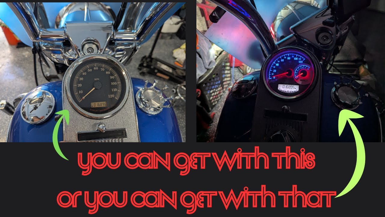 Harley Davidson Speedometer Tachometer Combo Gauge