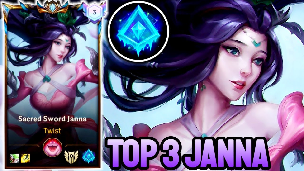 WILD RIFT JANNA - TOP 3 JANNA GAMEPLAY - CHALLENGER RANKED