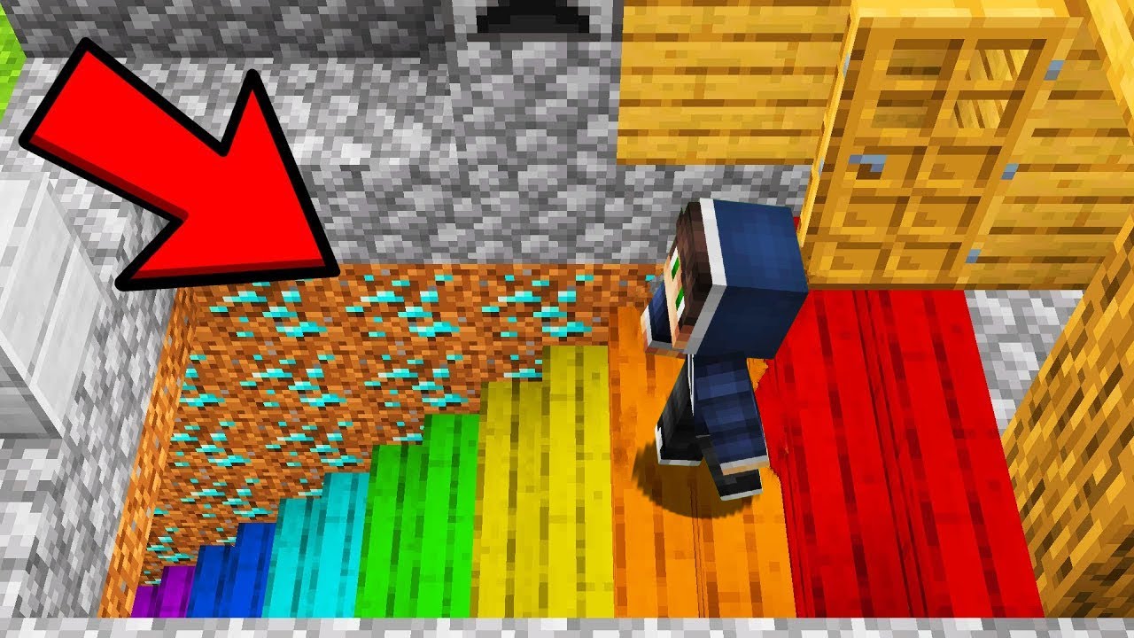 Pronašao Sam Tajno Raznobojno Stepenište u Minecraftu